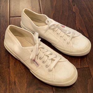 Women’s White Superga Sneakers
